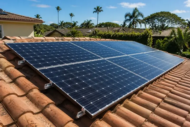 Installation de panneaux solaires à Morestel